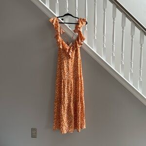 NWT! L*Space Orange Panama Dress Size Medium